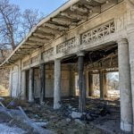 Daniel Burnham Designed Pavilion in Jackson Park on Marquette Drive in extreme state of neglect. Photo Credit: Eric Allix Rogers