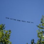 Stop Cutting Down Trees. Move OPC Banner Josh Mellin