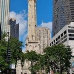 Chicago Water Tower, 1869, William W. Boyington, 806 North Michigan Avenue. Photo Credit: Ward Miller / Preservation Chicago